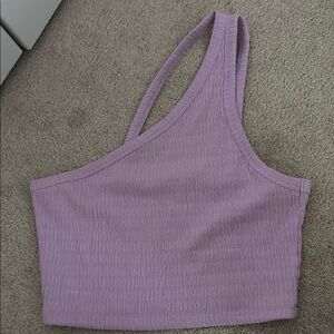 AE Lavender One-Shoulder Women's Top